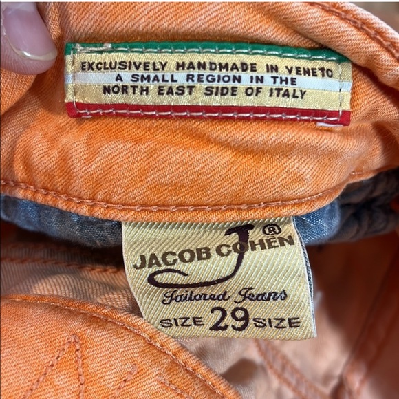 JACOB COHEN JEANS Orange Wash Jeans
Handmade in Italy-29 - Picture 6 of 8